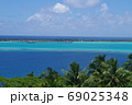 タヒチ　ボラボラ島　展望 69025348