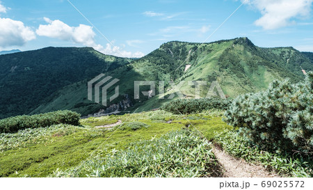 毛無山から破風岳・土鍋山を望む 69025572
