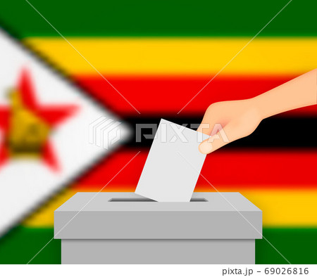 Zimbabwe election banner background. Template for Zimbabwe election banner background. Template for 69026816