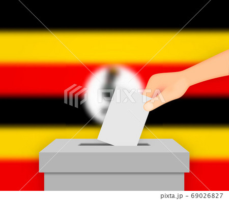 Uganda election banner background. Template for Uganda election banner background. Template for 69026827