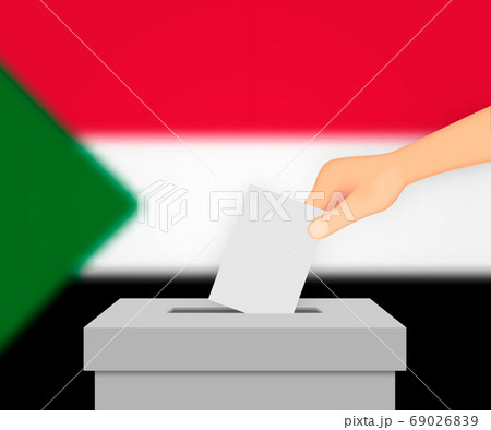 Sudan election banner background. Template for Sudan election banner background. Template for 69026839