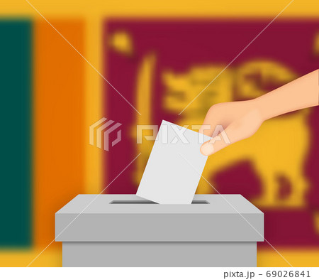Sri Lanka election banner background. Template for 69026841