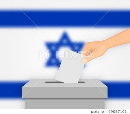 Israel election banner background. Template for 69027101