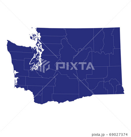 High Quality map a state of United States of High Quality map a state of United States of 69027374