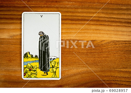 タロットカード　小アルカナ　ワンド1　エース 69028957