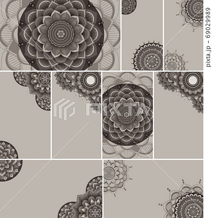 Beautiful colour mandala background Beautiful colour mandala background 69029989