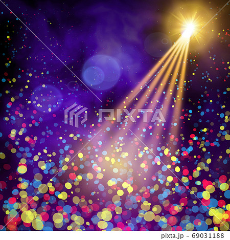 Special light effects. Realistic vector bright Special light effects. Realistic vector bright 69031188