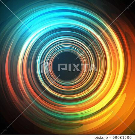 Techno Geometric Vector Curve Modern Science 69031500