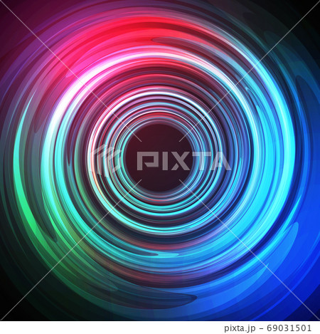 Techno Geometric Vector Curve Modern Science 69031501