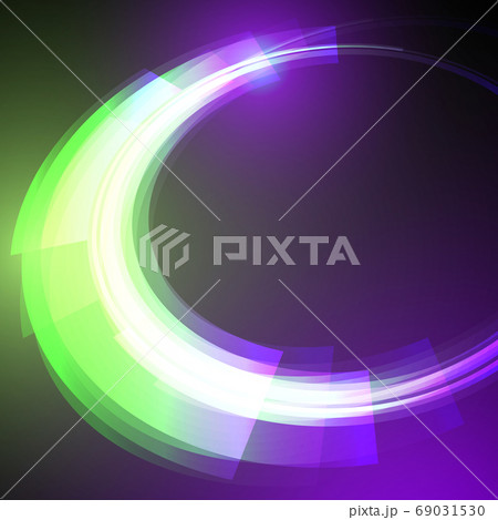Techno Geometric Vector Circle Modern Science 69031530