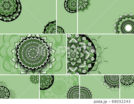 Beautiful mandala design background 69032243