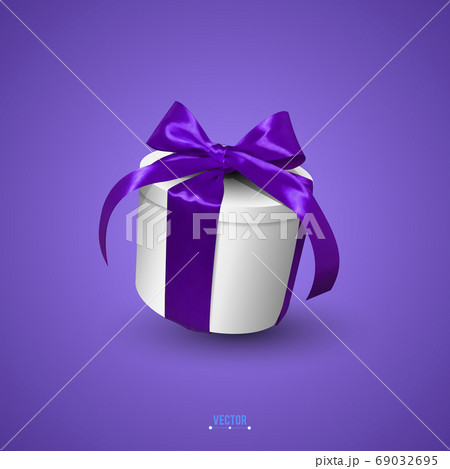gift box with red bow gift box with red bow 69032695