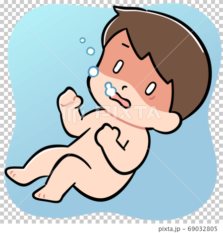 静かに溺れる子供 69032805