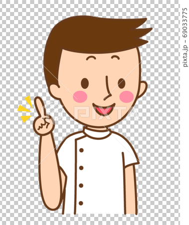 Doctor in point pose 69033775