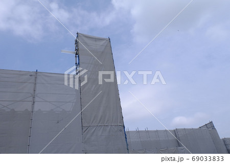 ビル建設工事現場 69033833