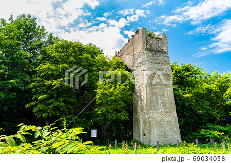 北海道斜里町 旧国鉄根北線の遺跡 越川橋梁 北海道斜里町 旧国鉄根北線の遺跡 越川橋梁 69034058