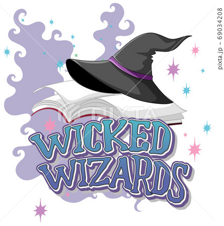 Wicked wizards logo on white background 69034208
