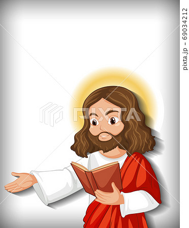 Isolated jesus cartoon character 69034212
