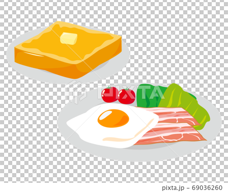 Eggs and Bacon PNG Vector Clipart​