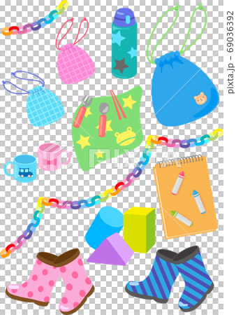 幼稚園や保育園で使う小物 69036392
