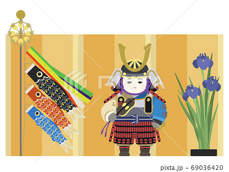菖蒲の節句-鎧着大将飾り 69036420