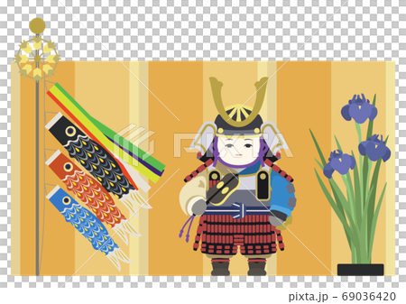 菖蒲の節句-鎧着大将飾り 69036420