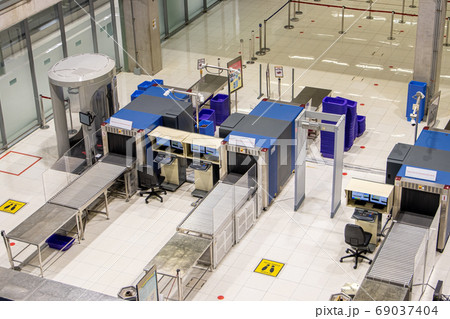 An empty checkpoint with scanners for control 69037404