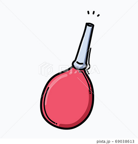 Air blower doodle color vector icon. Drawing sketch illustration Air blower doodle color vector icon. Drawing sketch illustration 69038613