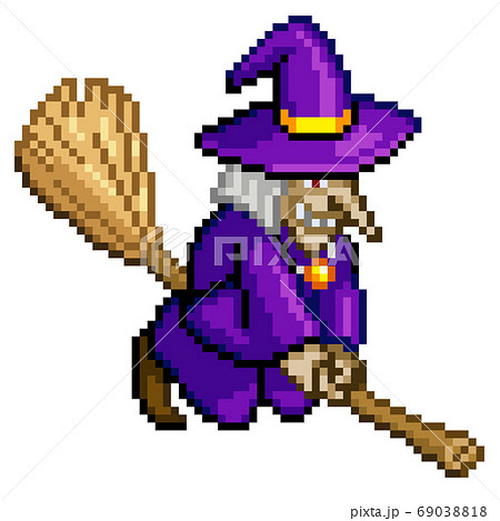 モンスター 魔法おばばのイラスト素材