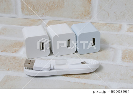 ケーブル、USB、USBケーブル、プラグ、線、データ、OA、テクノロジー、電源、デジタル 69038964