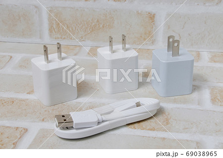 ケーブル、USB、USBケーブル、プラグ、線、データ、OA、テクノロジー、電源、デジタル 69038965