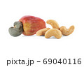 Fresh cashew nuts and roasted cashew nuts with 69040116