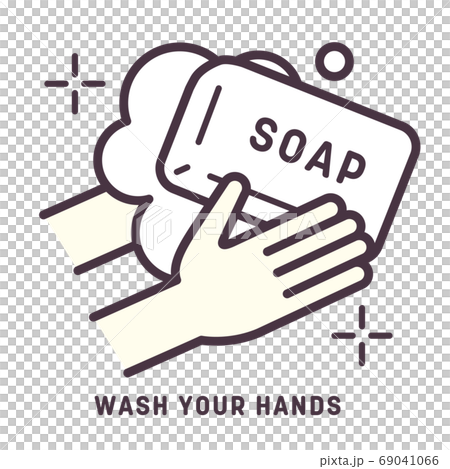 Hand Wash Icon Vector Illustration Stock Illustration