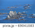 襟裳岬の岩場 69041083