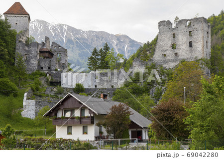 Castle ruins Kamen, Radovljica, Slovenia Castle ruins Kamen, Radovljica, Slovenia 69042280
