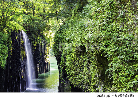 宮崎の絶景 美しい高千穂峡 69043898
