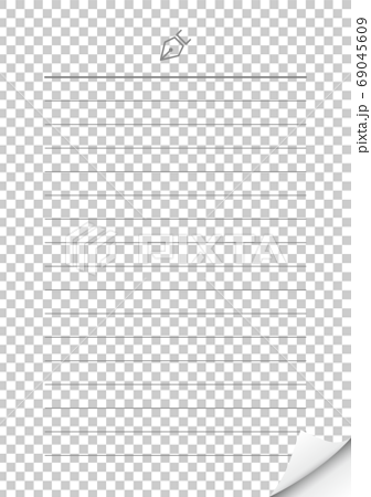 Simple Monotone Stationery Background Material Stock Illustration
