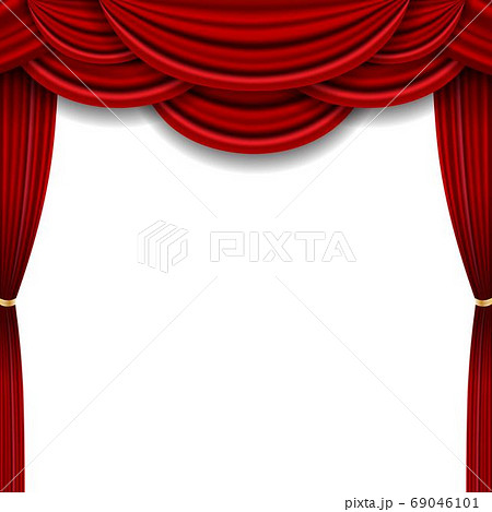 Realistic luxury curtain cornice decor domestic fabric Realistic luxury curtain cornice decor domestic fabric 69046101