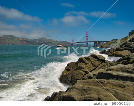 Coast with the Golden Gate Bridge in San Francisco 69050110