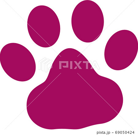 肉球アイコンイラストのイラスト素材 肉球アイコンイラストのイラスト素材