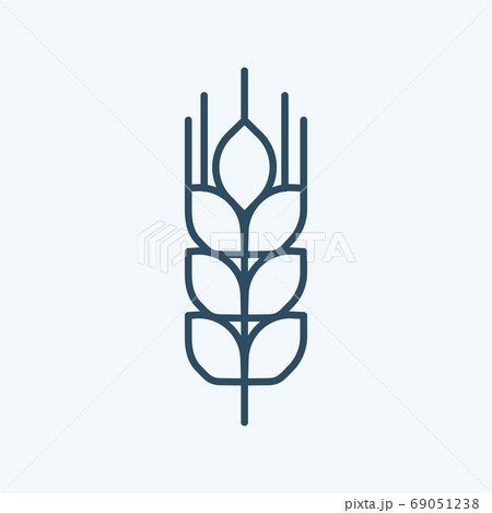 Wheat line icon Wheat line icon 69051238
