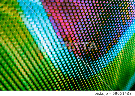 CloseUp LED blurred screen. LED soft focus background. abstract CloseUp LED blurred screen. LED soft focus background. abstract 69051438