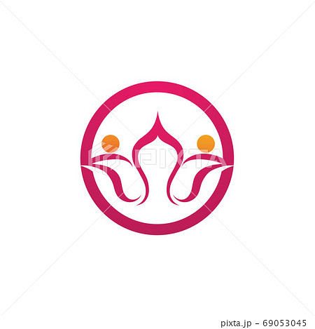 Beauty Vector lotus icon 69053045