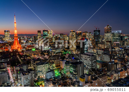 世界貿易センタービル　夜景 69055011