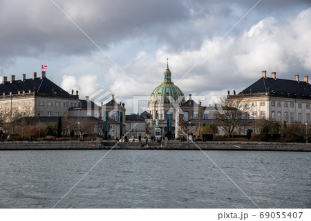 Fredrik Church from the water in Cophenagen 69055407