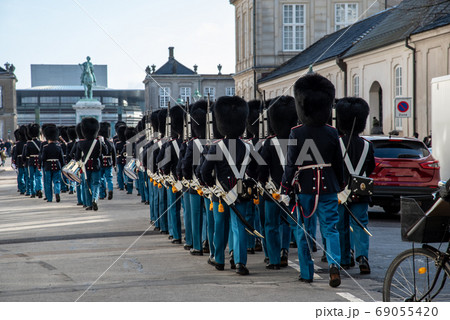 The Royal Life Guards parade in Copenhagen (DK) The Royal Life Guards parade in Copenhagen (DK) 69055420