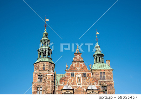 Top of the Rosenborg Castle in Copenhagen (DK) 69055457