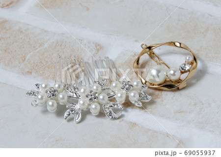 アクセサリー, お洒落, 装飾, 装飾品, ヘアピン, ファッション, 女性、髪飾り 69055937