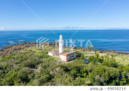 千葉県南房総 野島崎の空撮 千葉県南房総 野島崎の空撮 69056214