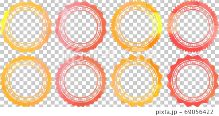 獎牌水彩風格紋理裝飾框架集 69056422